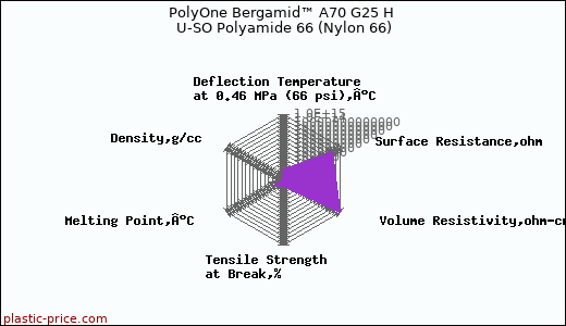 PolyOne Bergamid™ A70 G25 H U-SO Polyamide 66 (Nylon 66)