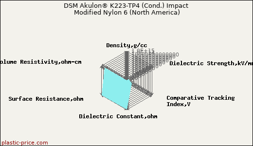 DSM Akulon® K223-TP4 (Cond.) Impact Modified Nylon 6 (North America)